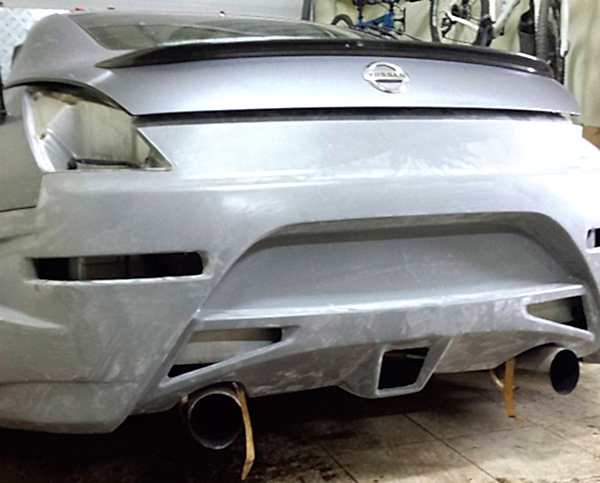 Задний бампер