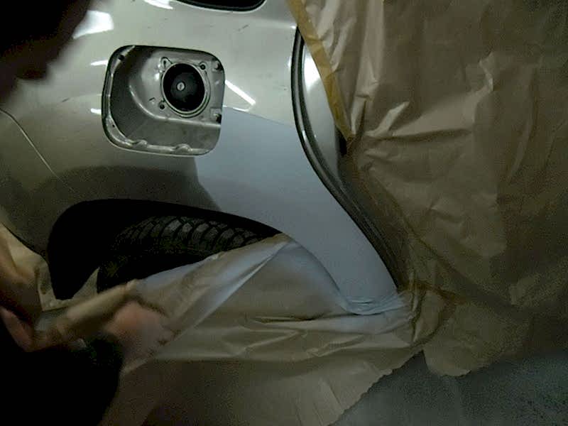 Renault Duster после ремонта правой части автомобиля.